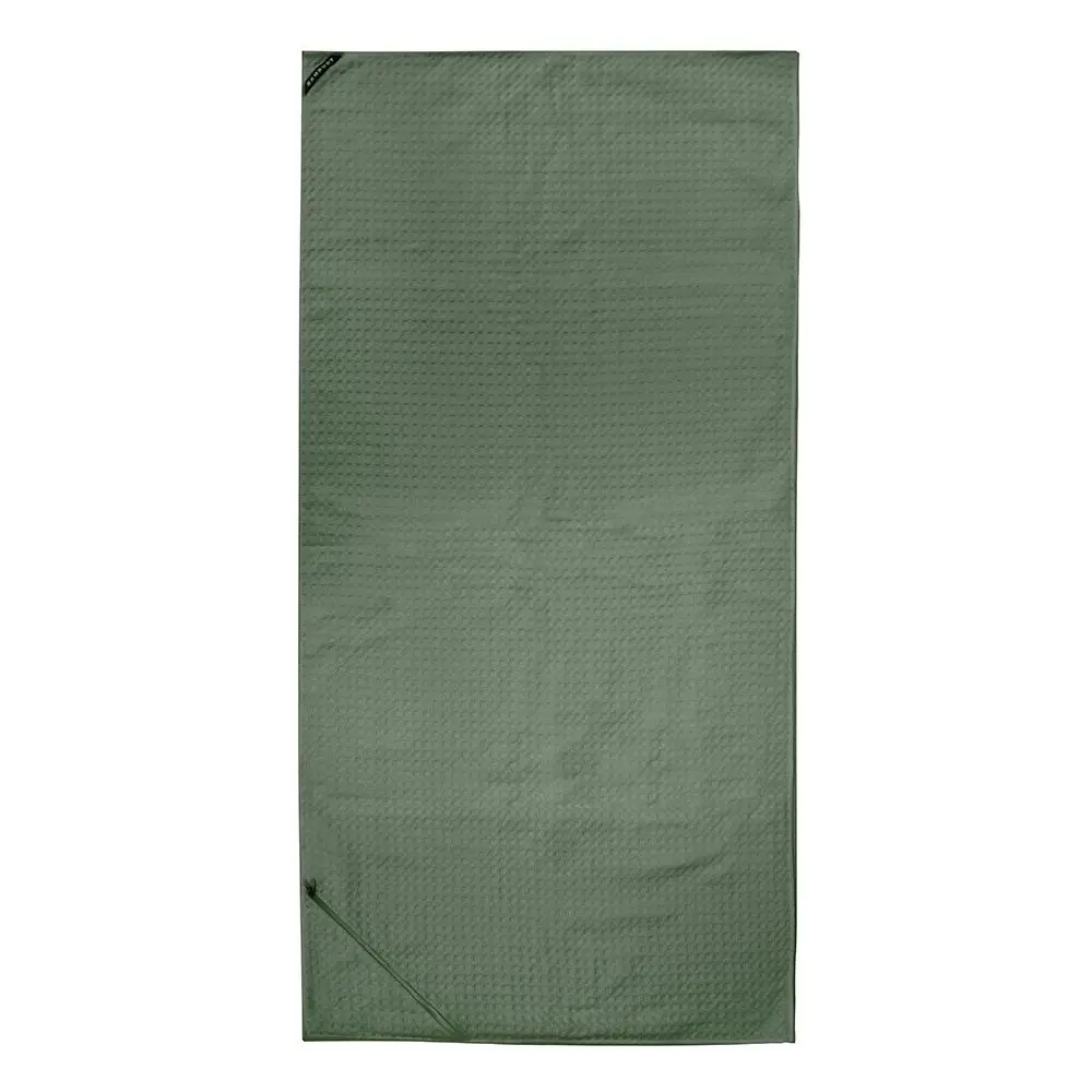 Bambury Matrix Workout Microfibre Gym Towel Large Moss 60 x 120cm Knitted - Sports & Outdoor