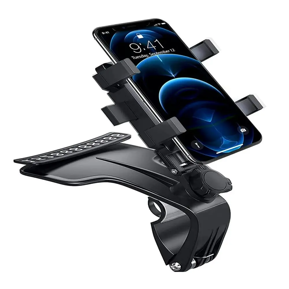 360 Adjustable Rotation Car Phone Holder Mount Compatible with All Smartphone - Electronics