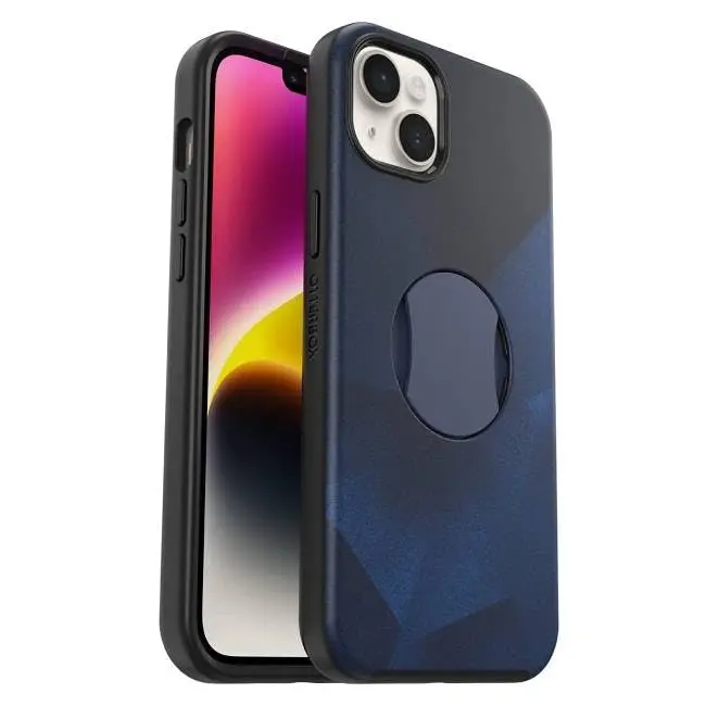 OtterBox OtterGrip Symmetry MagSafe Case (Suits iPhone 14 Plus) - Blue Storm