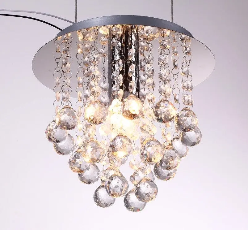 Elegant 25cm Crystal Chandelier - Home & Garden