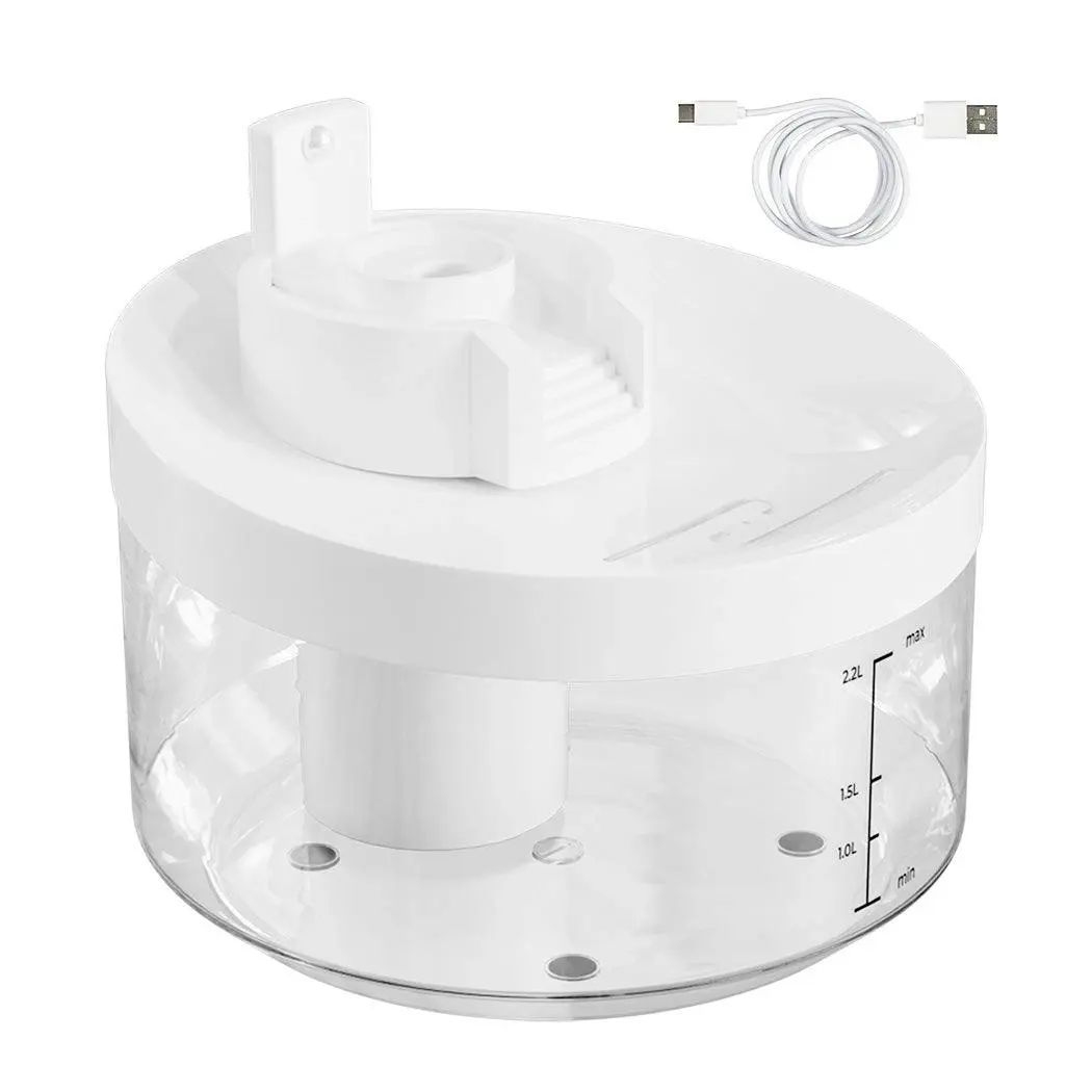 Pawz Automatic Sensor Pet Water Fountain Dog Cat Drinking Dispenser 2.2L Filterr - Pets