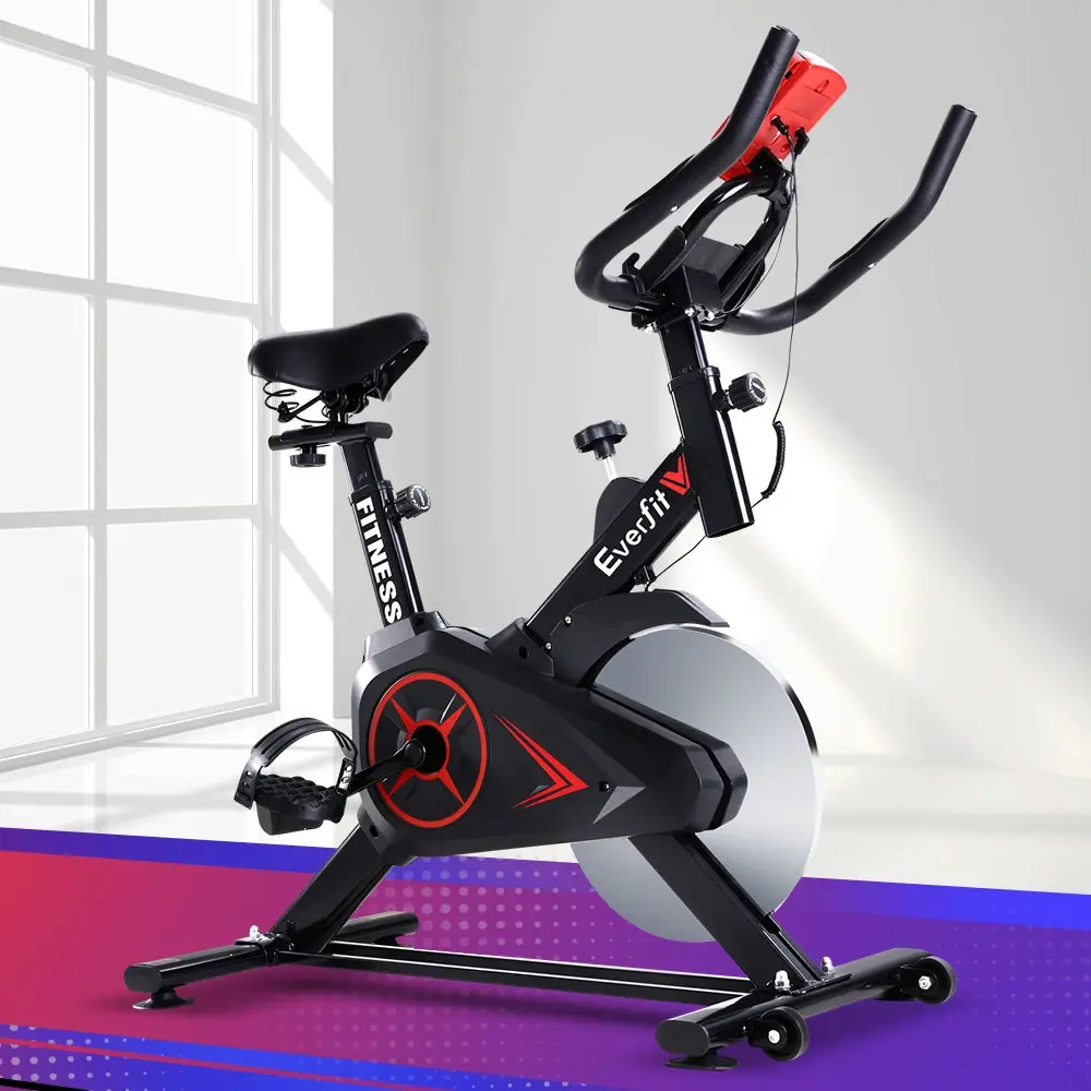 Everfit Spin Bike Exercise Bike Flywheel Cycling Home Gym Fitness Machine - Shred Sale - Up to $400 off