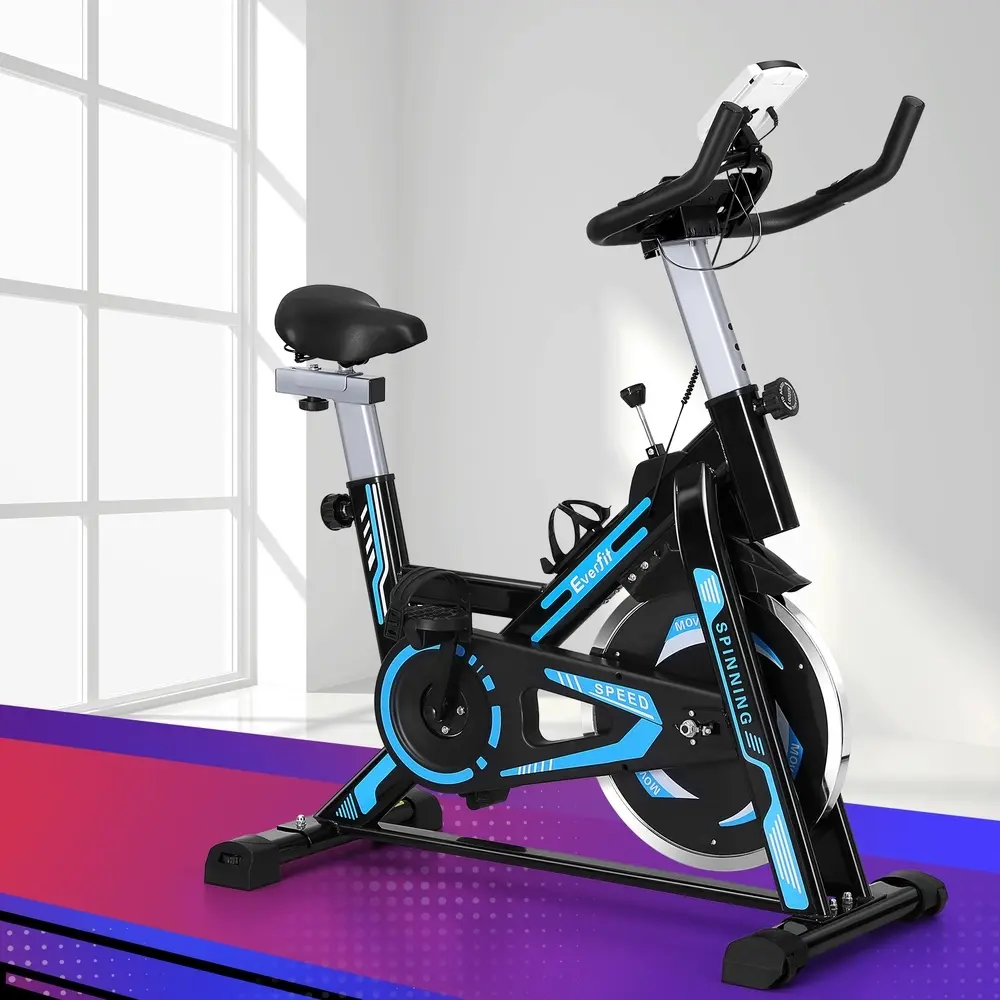 Everfit Spin Bike Exercise Bike 13KG Flywheel Fitness 150kg capacity - Shred Sale - Up to $400 off