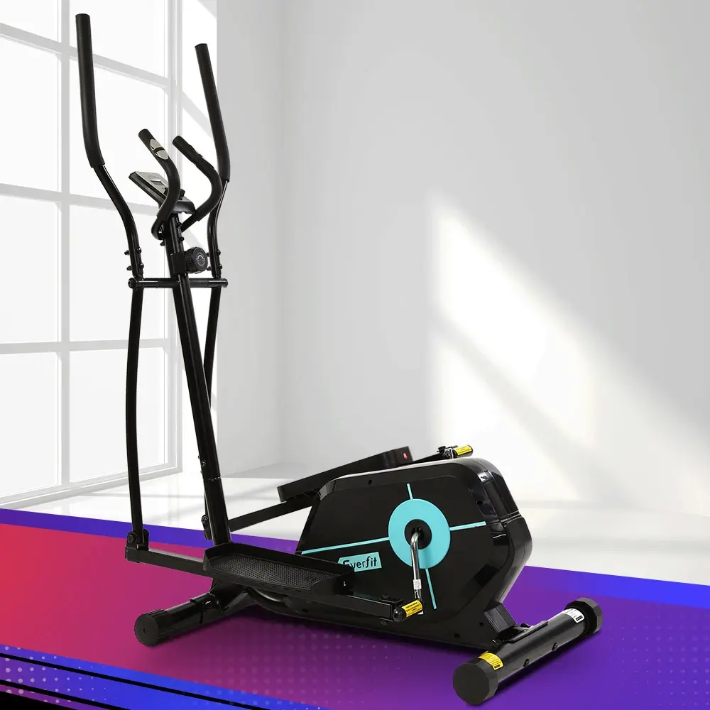 Everfit Exercise Bike Elliptical Cross Trainer Home Gym Fitness Machine Magnetic - Sports & Outdoor