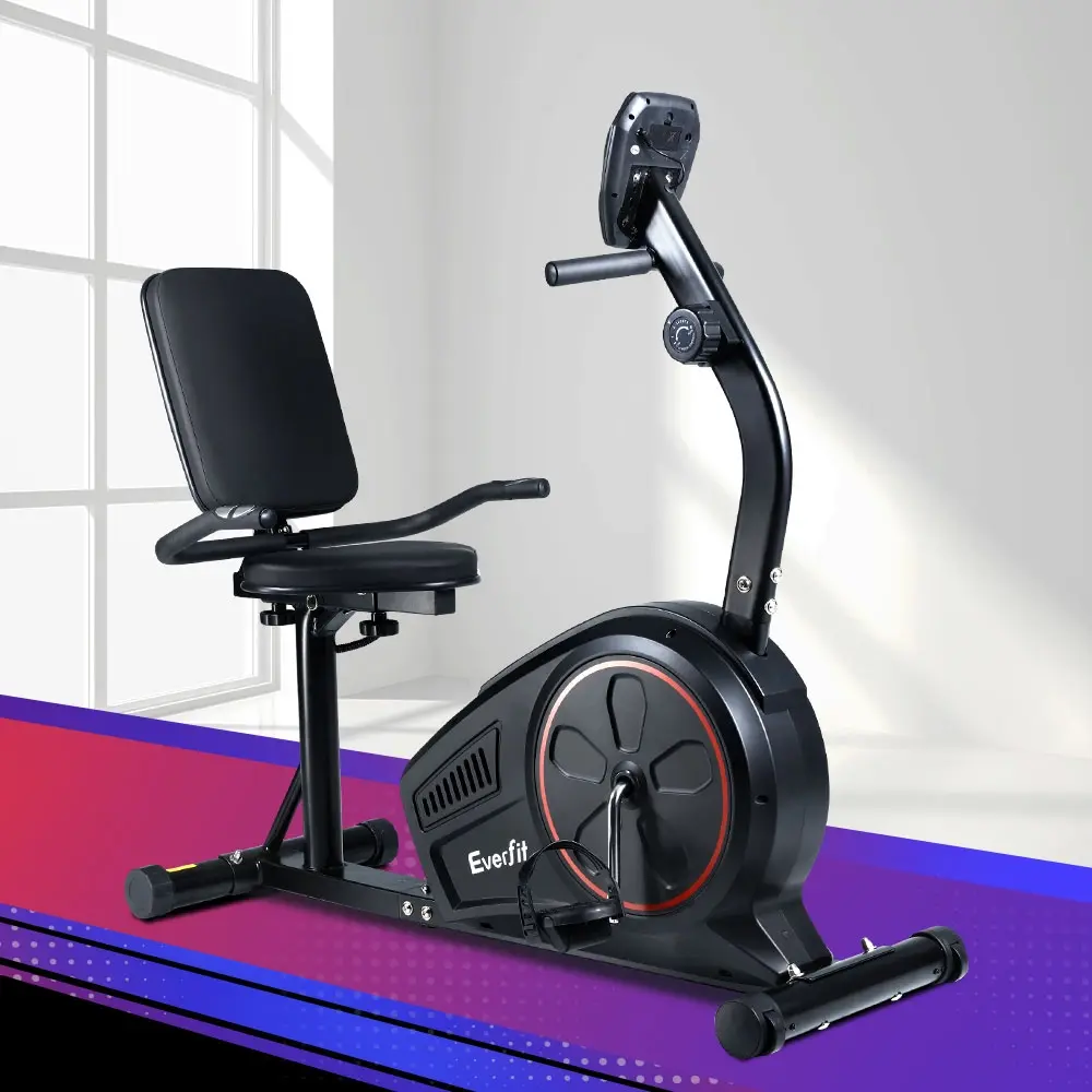 Everfit Exercise Bike Magnetic Recumbent Indoor Cycling Home Gym Cardio 8 Level - Shred Sale - Up to $400 off