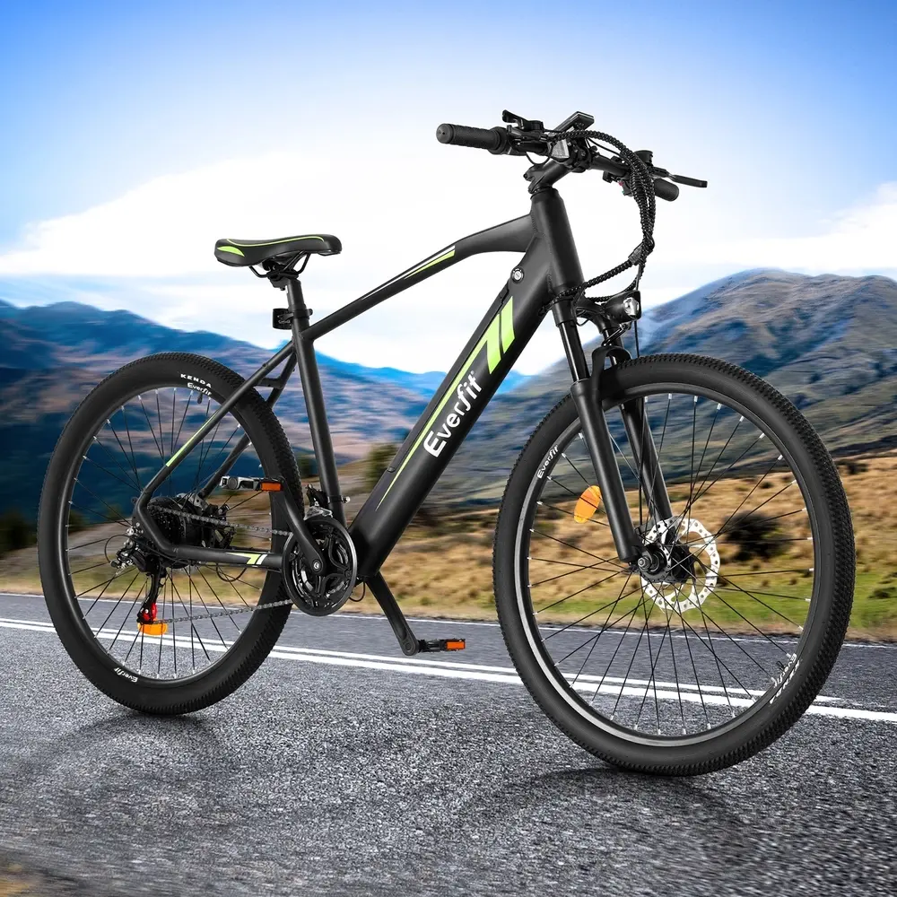 Everfit 27.5 Inch Electric Bike Mountain Bicycle eBike Battery 21 Speed - Sports & Outdoor