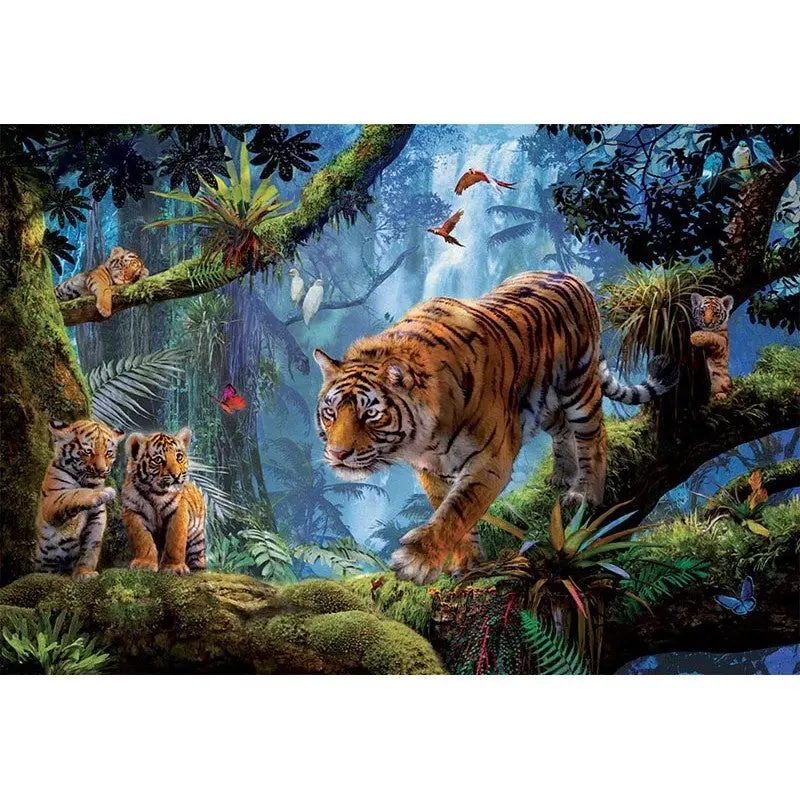 1000pc Tigers in the Tree - Toys & Games