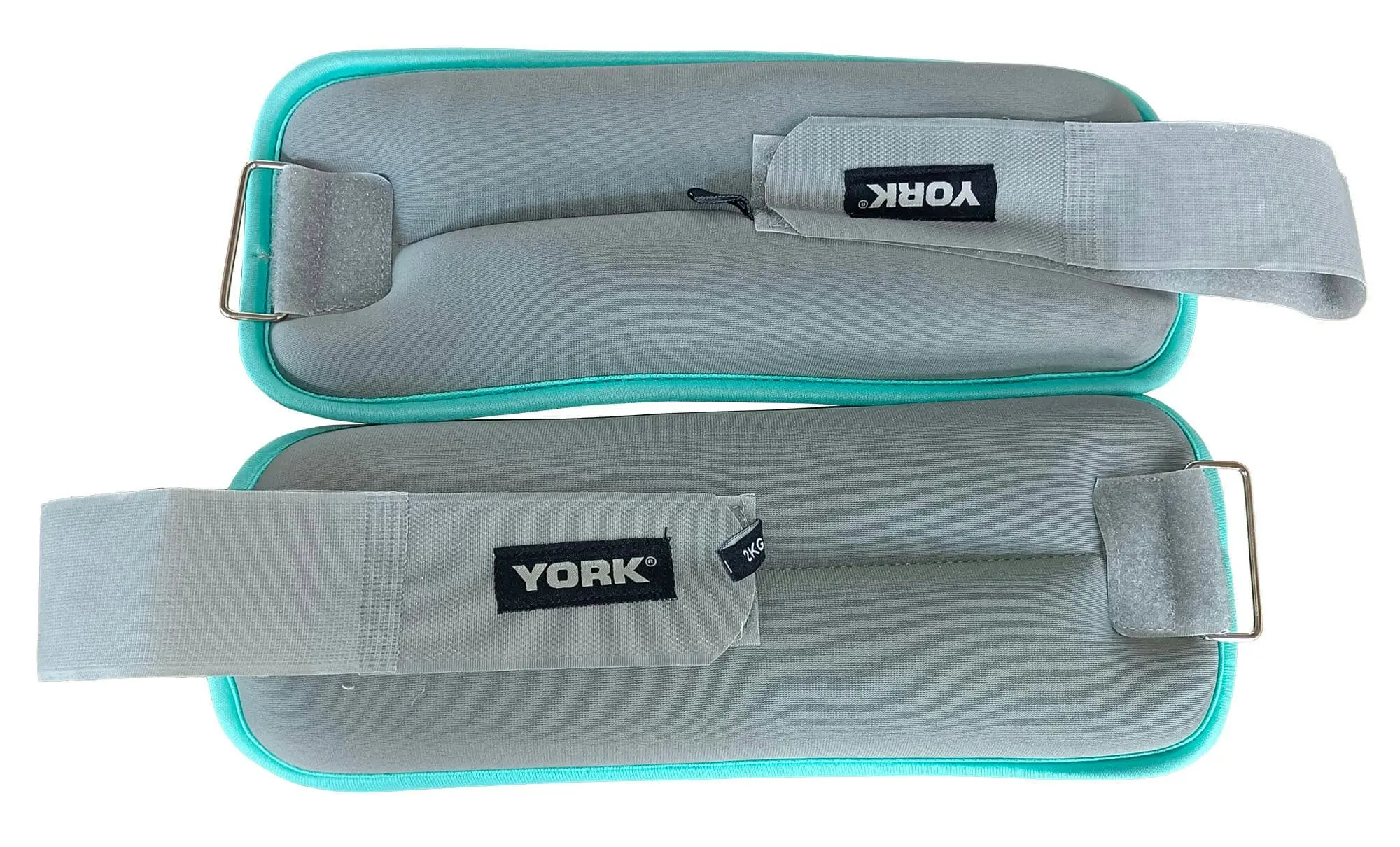 York Fitness Soft ankle/wrist weights 2 x 2KG - Sports & Outdoor