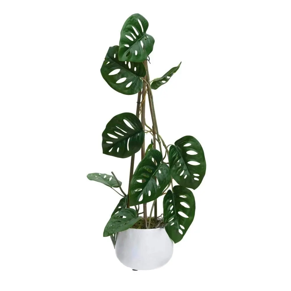 Glamorous Fusion Climbing Sellum Philo Artificial Fake Plant Decorative 62cm In Pot - Home & Garden
