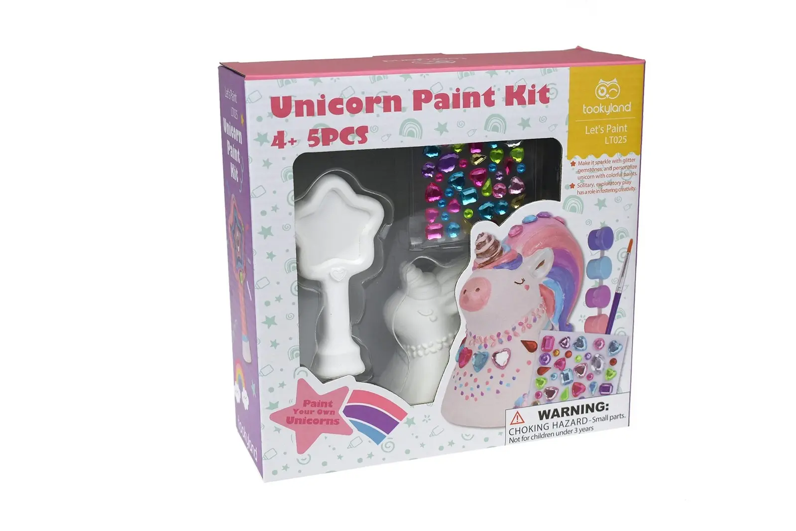 Tookyland DIY Paint Your Own Unicorn Kids Fun Painting Activity Kit Art Craft 4+ - Hobbies