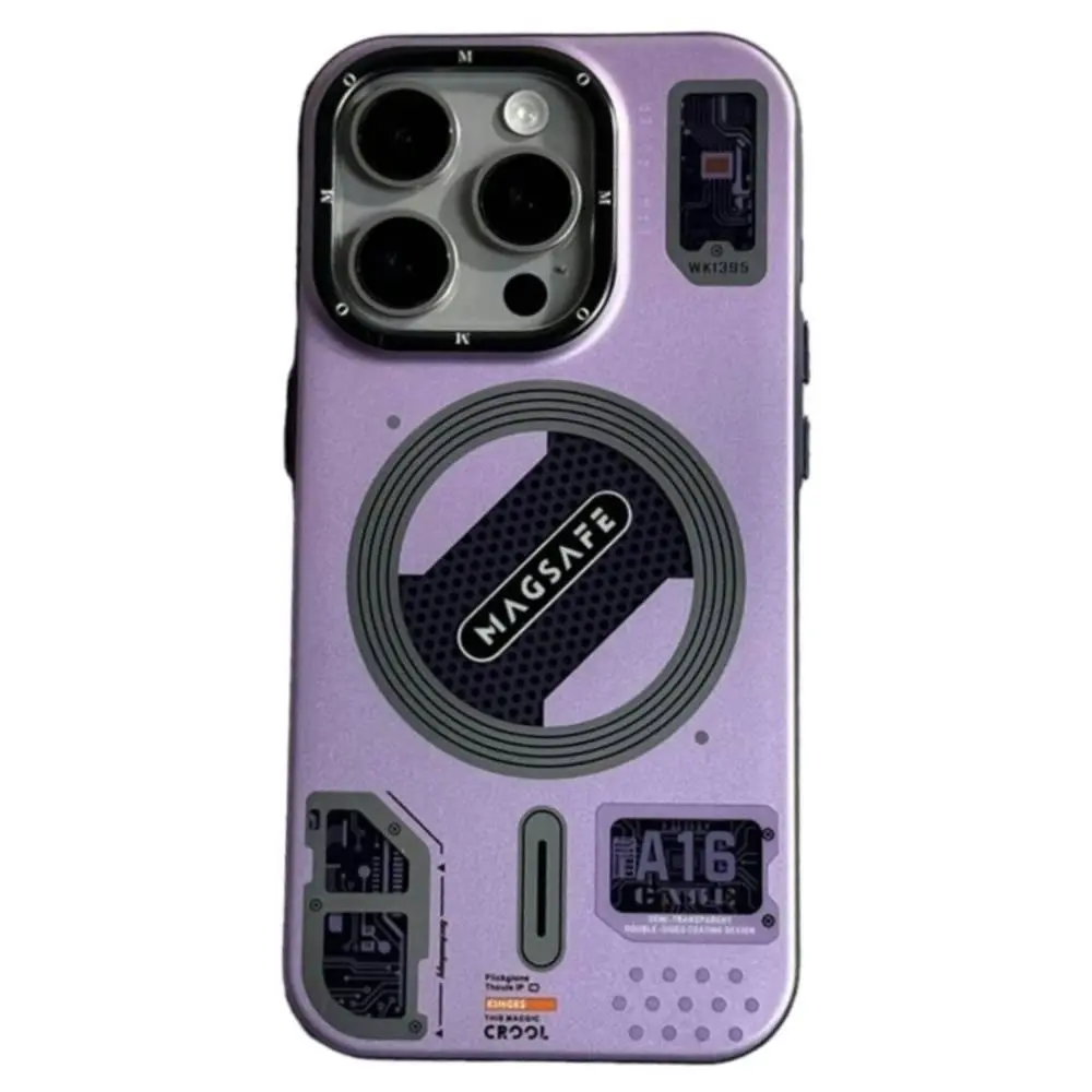 Soka A16 Megnetic Magsafe Case (Suits iPhone 16 Pro) - Violet