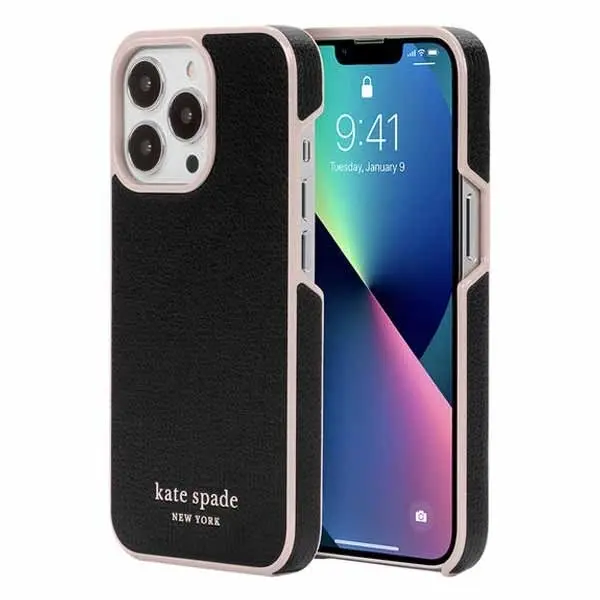 Kate Spade New York Wrap Case (Suits iPhone 13) - Black