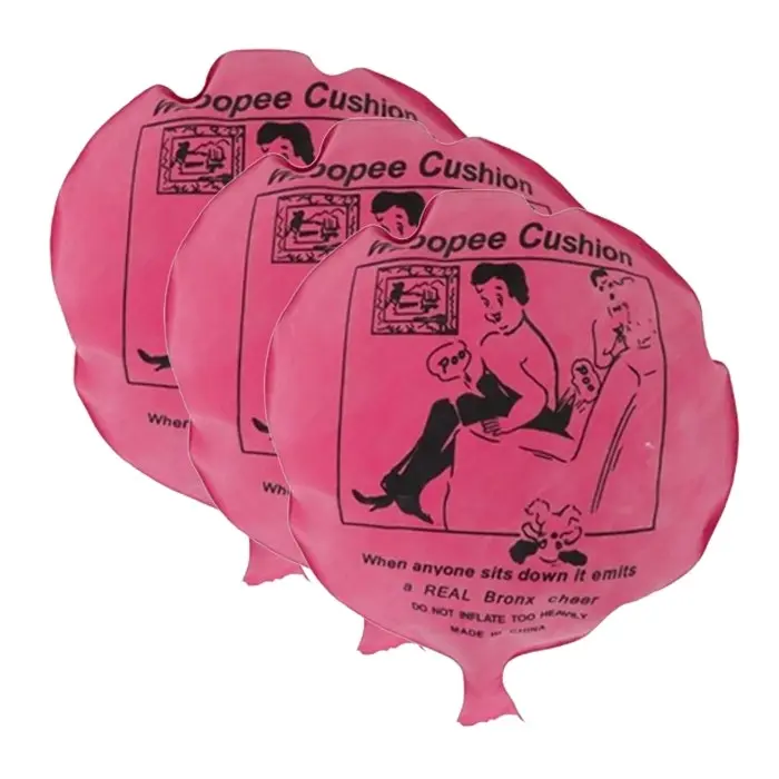 3x Whoopee Cushion 30cm Farting Bag Party Prank/Joke Toy Windy Blaster Assorted - Hobbies