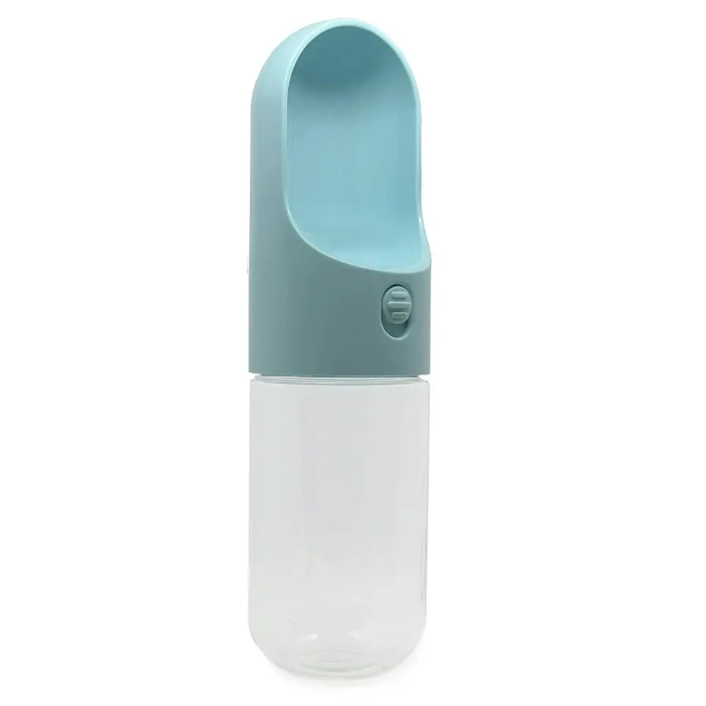 Alpha 400ml Portable Pet Dog/Cat Drinker Water Dispenser Silicone/Rubber Blue - Pets