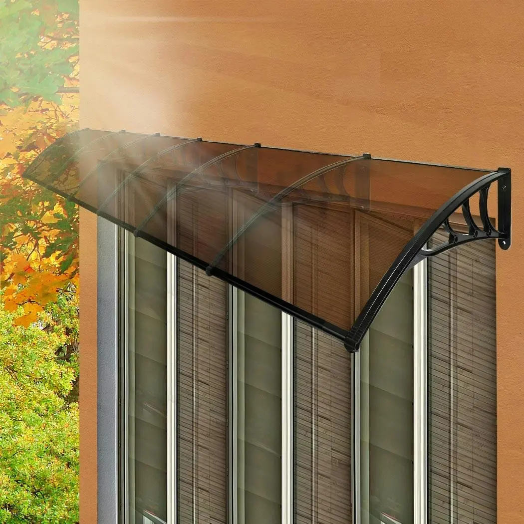 Mountview Window Door Awning Canopy Outdoor Patio Sun Shield Rain Cover 1m X 6m - Home & Garden