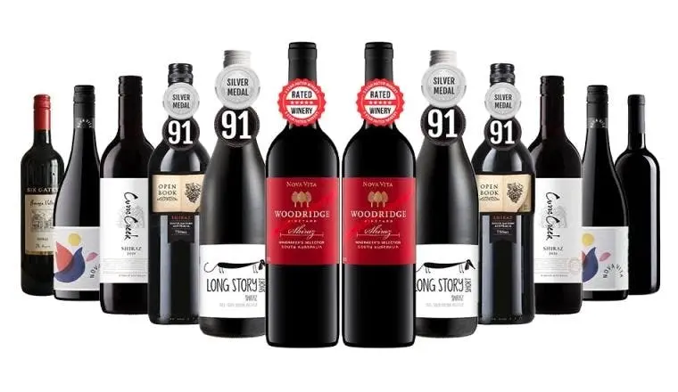 Crazy Shiraz Tasters Red Wine Mixed - 12 Bottles