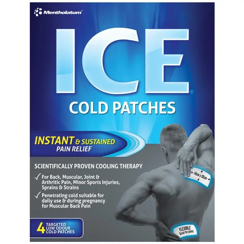 Mentholatum Ice Cold Patch 4PK - Health