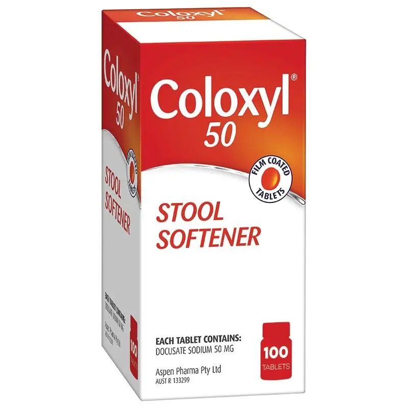 Coloxyl 50mg Constipation Relief 100 Tablets - Health