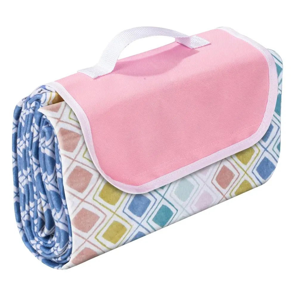 PORTA Oceana Beach Vibes Picnic 150cm Blanket Camping Outdoor Mat w/Carry Handle - Home & Garden