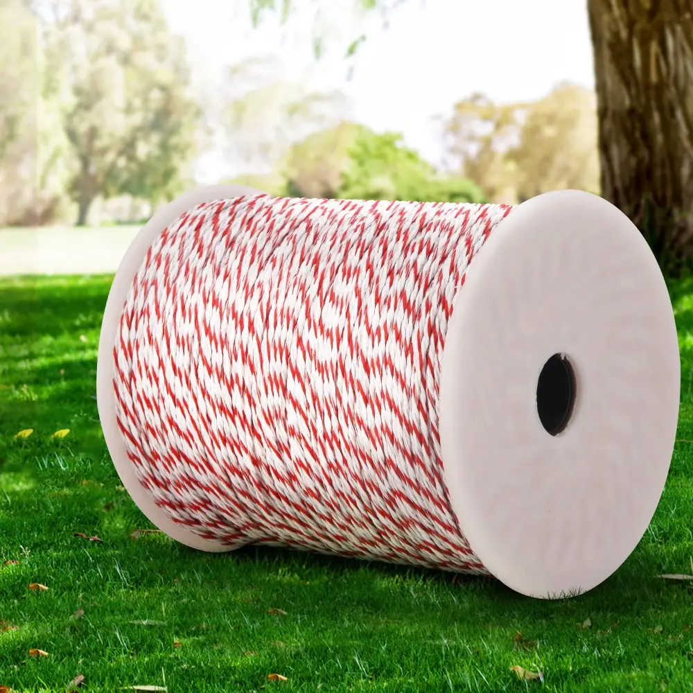 Giantz Electric Fence Poly Wire 500M Insulator - Hardware