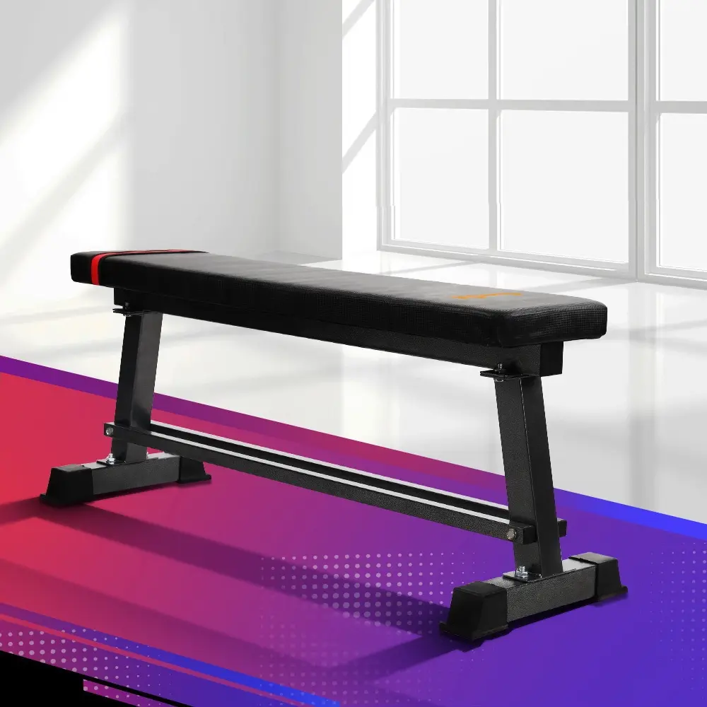 Everfit Weight Bench Flat Bench Press Home Gym Equipment 300kg Capacity - Sports & Outdoor