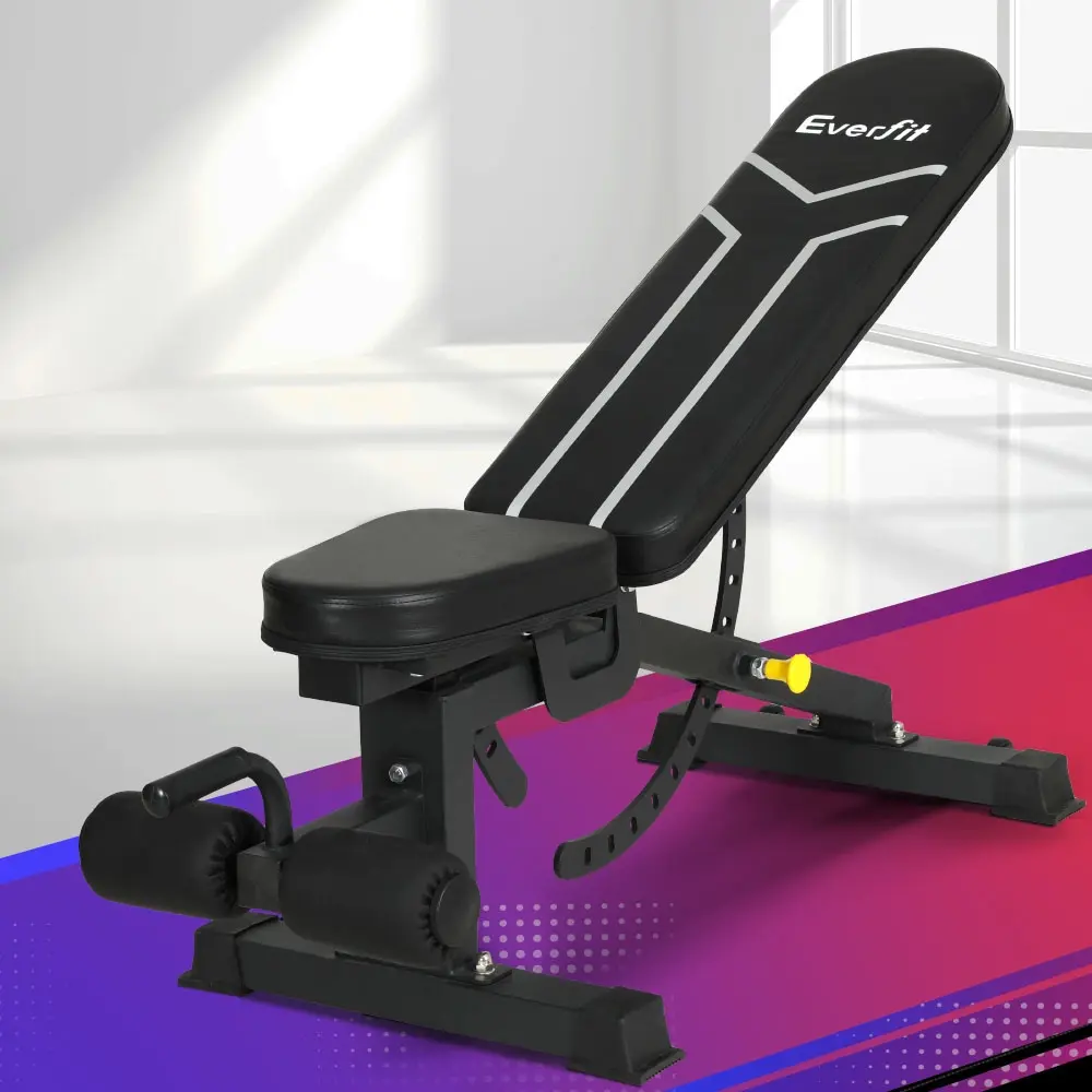 Everfit Weight Bench Adjustable FID Bench Press Home Gym 450kg Capacity - Shred Sale - Up to $400 off