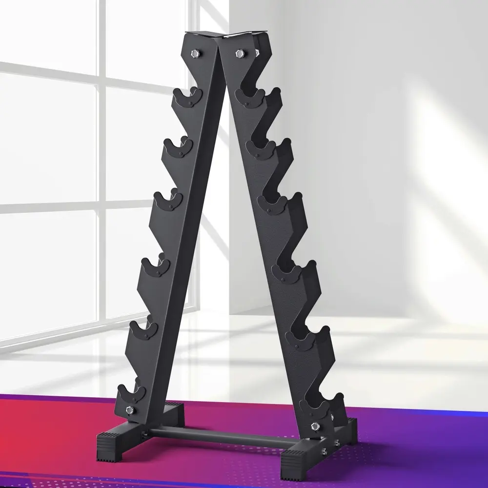Everfit Dumbbells Rack 6 Tier Dumbbell Stand Home Gym Storage 200kg Capacity - Shred Sale - Up to $400 off