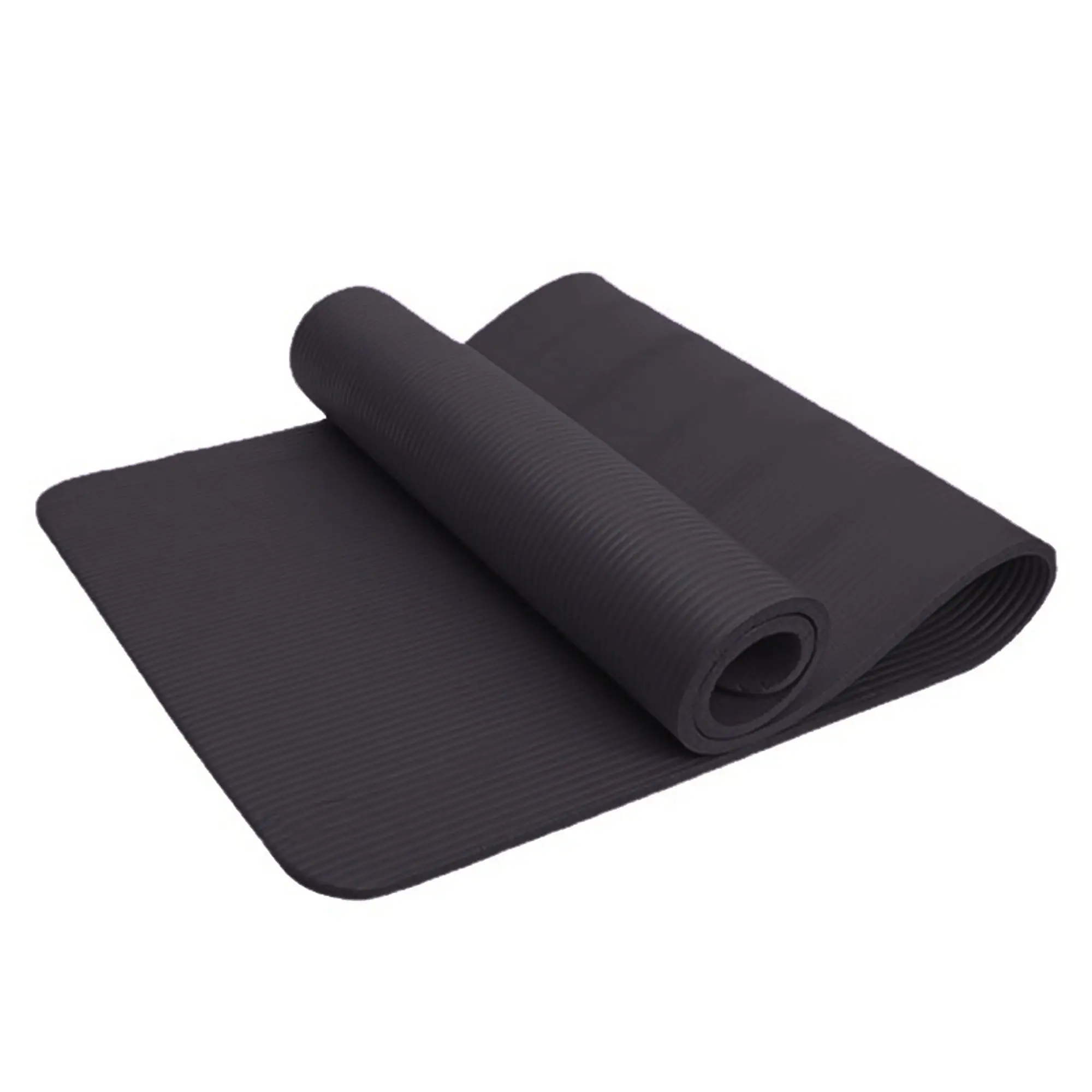 Fitness Master 10mm Thick Yoga Mat Pad Nbr Nonslip Exercise Pilate Gym Durable - Sports & Outdoor