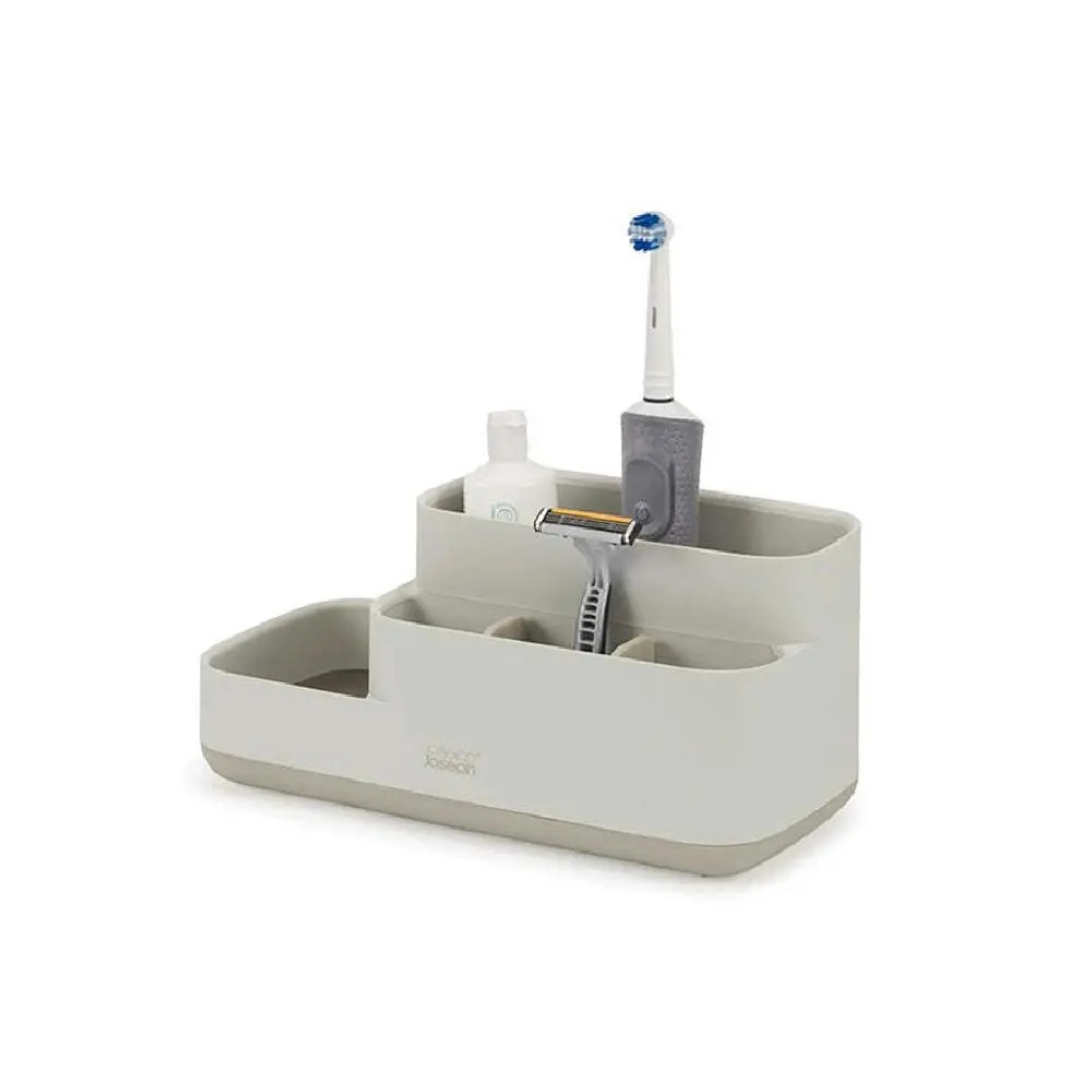 Joseph & Joseph Compact EasyStore 25cm Bathroom Caddy Storage Organiser Ecru - Home & Garden