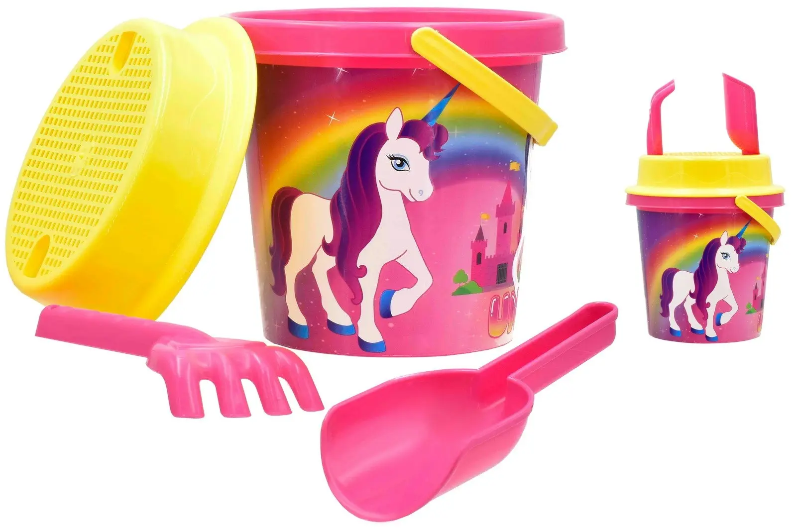 17cm Unicorn Mid Size Bucket Set - Toys & Games