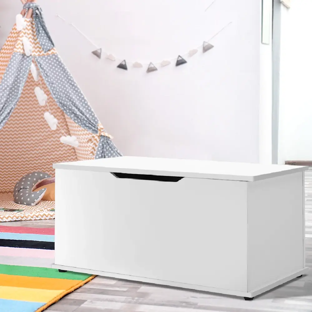 Keezi Kids Toy Box Chest Children Container Storage Clothes Organiser Cabinet - Furniture