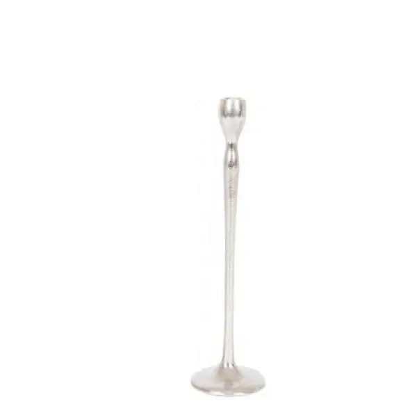 SSH Collection Elise 40cm Single Candle Stand - Antique Nickel Finish