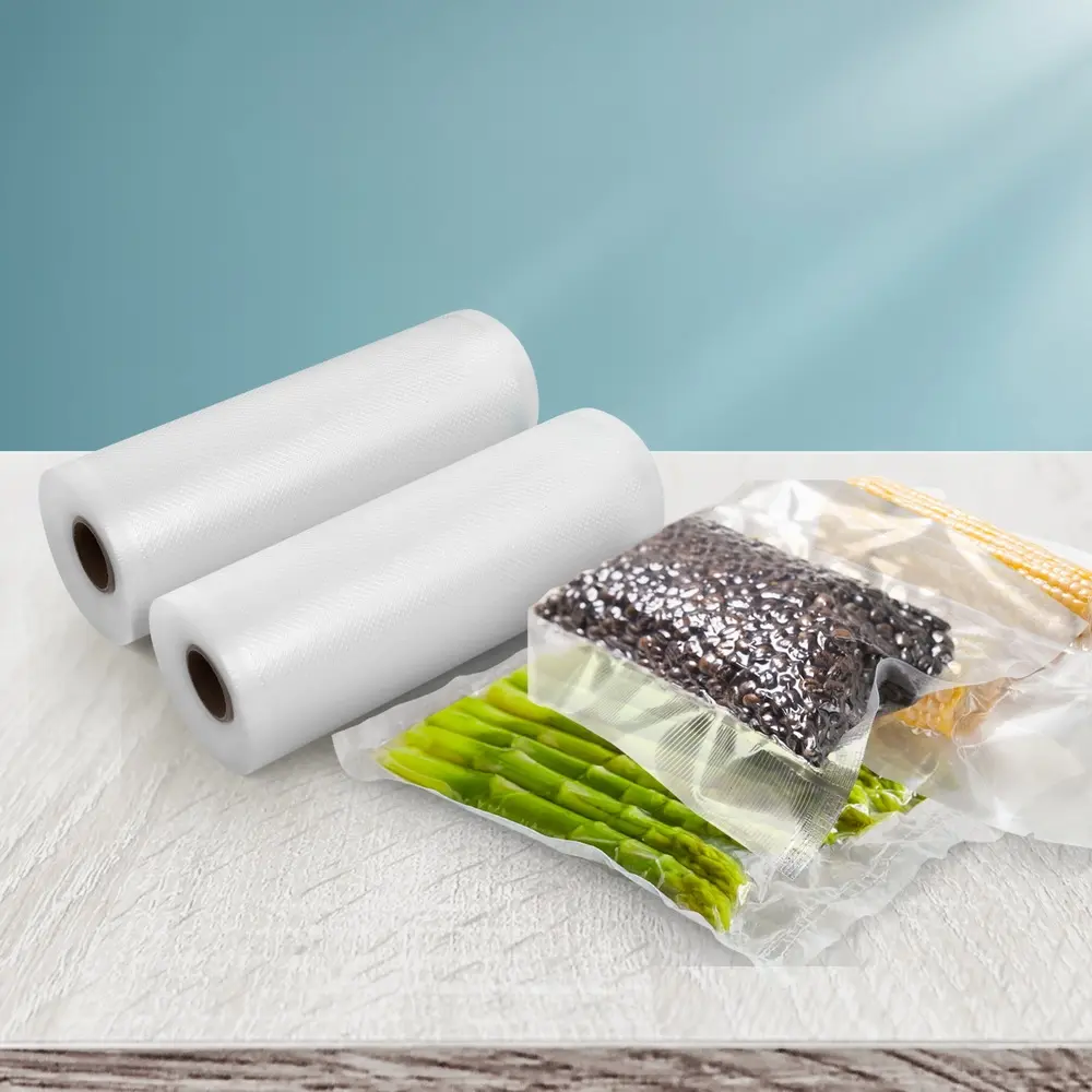 2 Rolls Food Vacuum Sealer Bags Storage Saver Heat Sealing Bag Pack 15CMX6M - Home & Garden
