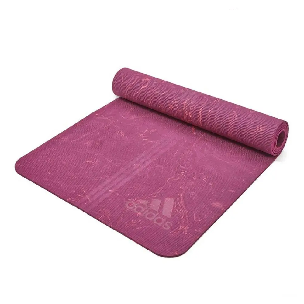 Adidas Premium 5mm Camo Sports Home/Gym Fitness Exercise Yoga Mat Power Berry PK - Sports & Outdoor