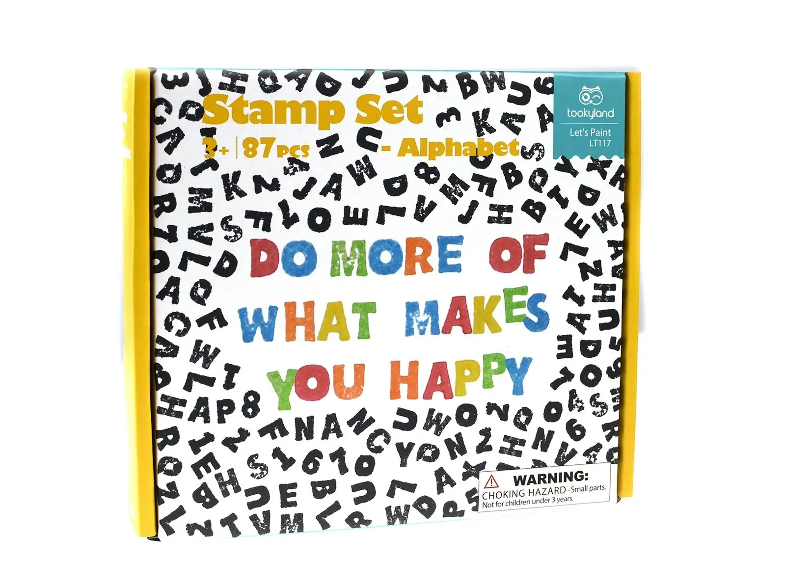 Tookyland Kids/Toddler Alphabet Stamp Set Art/Craft Kit Activity Fun Play Toy 3+ - Hobbies