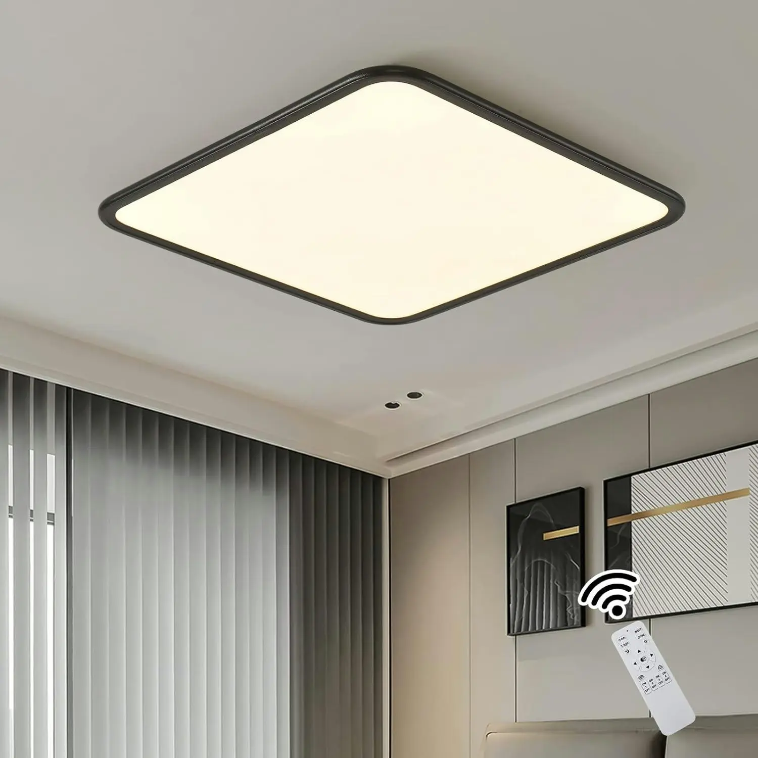 Dimmable LED Ceiling Light, 40W Anti Blue - Home & Garden