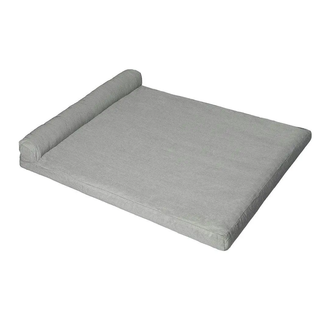 Pawz Pet Dog Bed Memory Foam Orthopedic Waterproof Washable Grey XXL - Pets