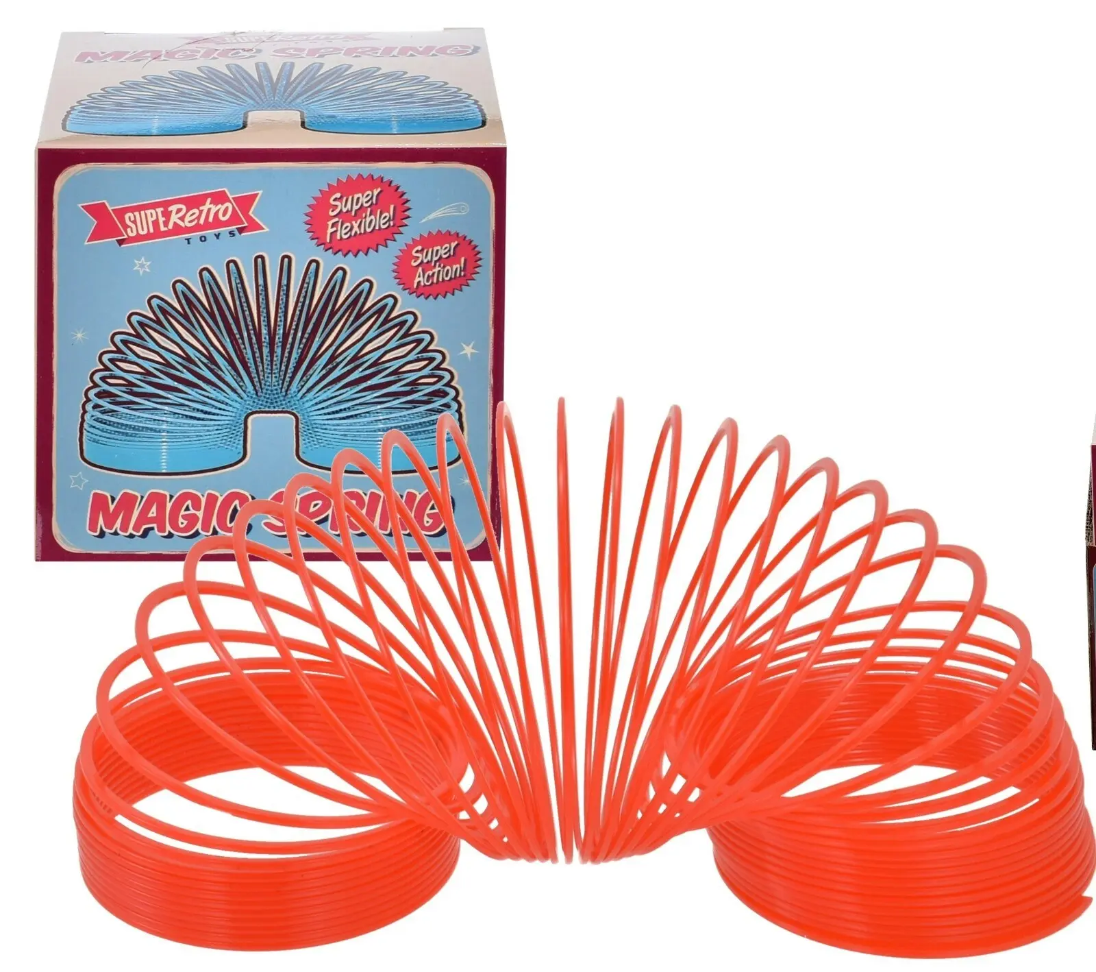 Retro Plastic Magic Spring - Toys & Games