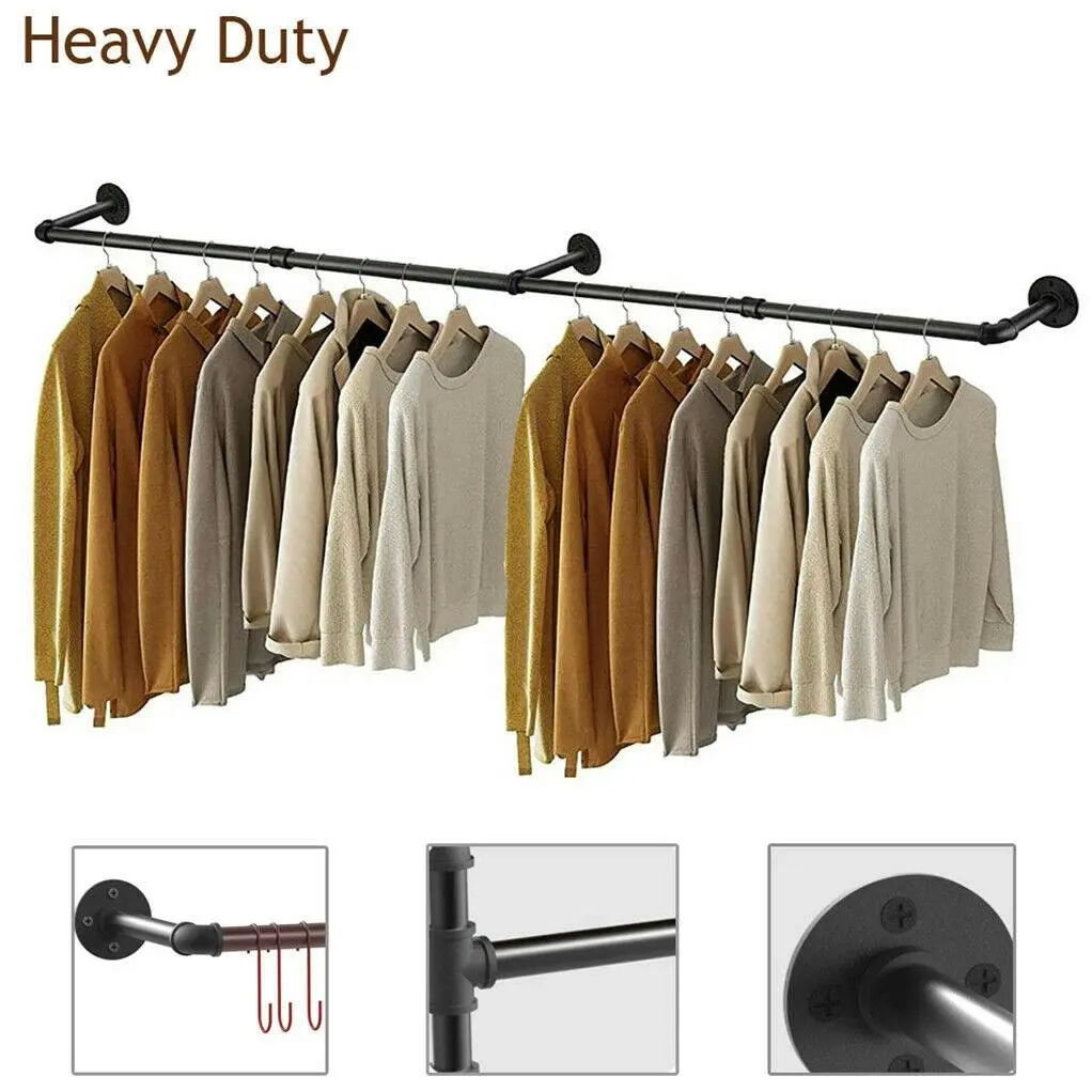 Industrial Pipe Garment Rack - Home & Garden