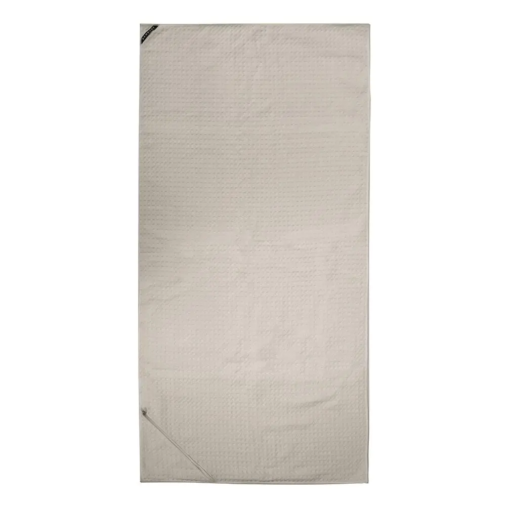 Bambury Matrix Workout Microfibre Gym Towel Large Stone 60 x 120cm Knitted - Sports & Outdoor
