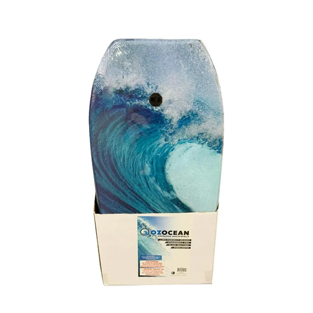Oz Ocean Eps 82x48cm Bodyboard w/ Strap Beach Floater Kick Swim Board Assorted - Sports & Outdoor