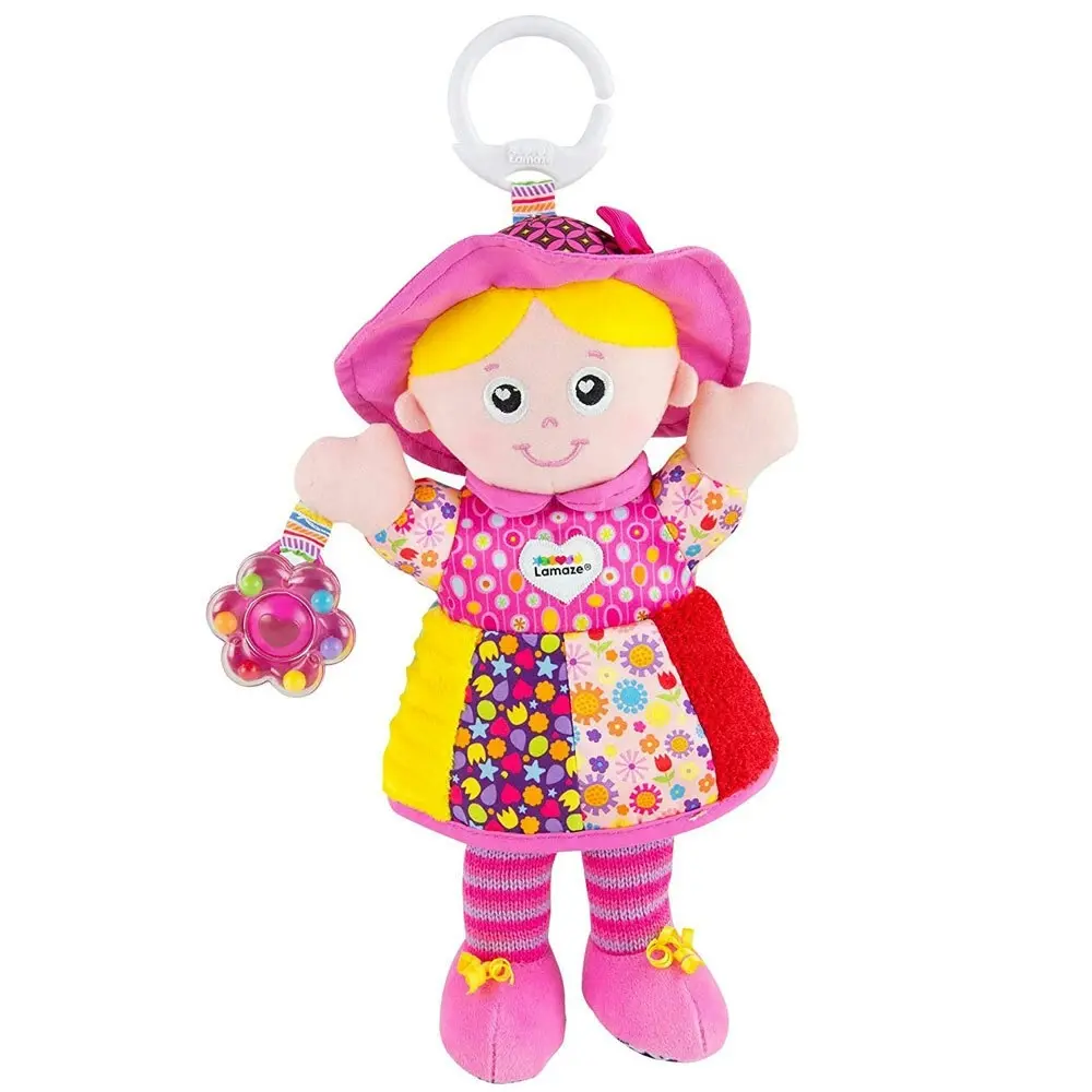 Lamaze Play and Grow Doll My Friend Emily Baby Educational Toy for Stroller/Bag - Toys & Games