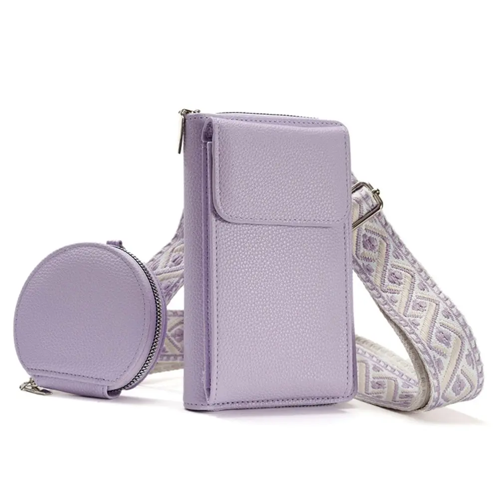 Women's Small Shoulder Crossbody Zipper Bag Coin Purse Simple Fashion Phone Bag - Electronics