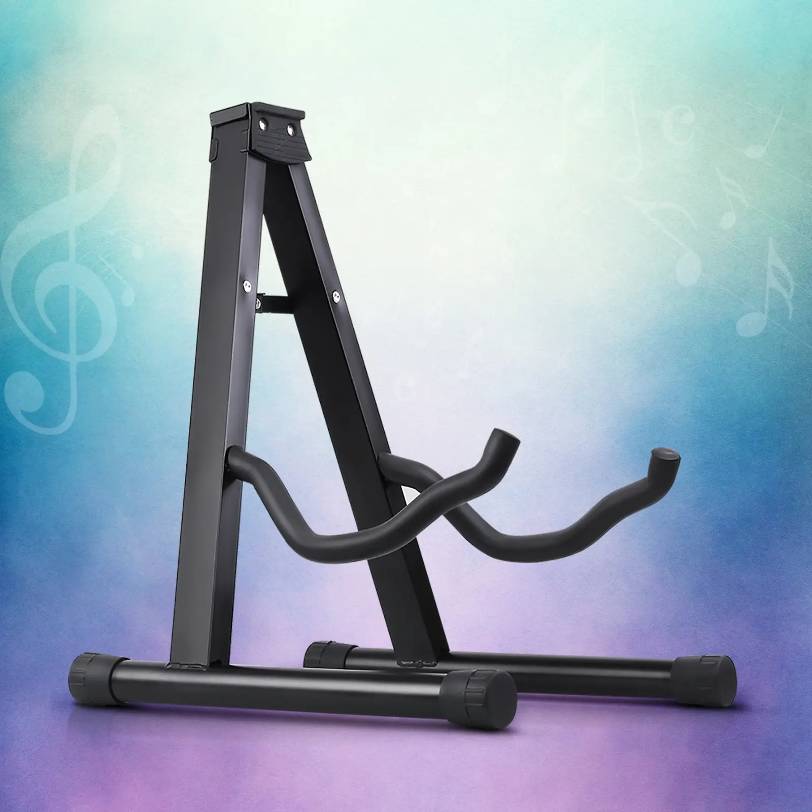 Alpha Guitar Stand Folding Portable Floor Rack Holder - Hobbies