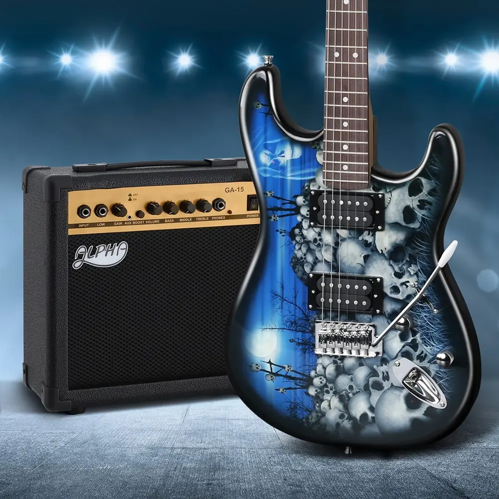 Alpha Electric Guitar Music String Instrument 20W Amplifier - Hobbies