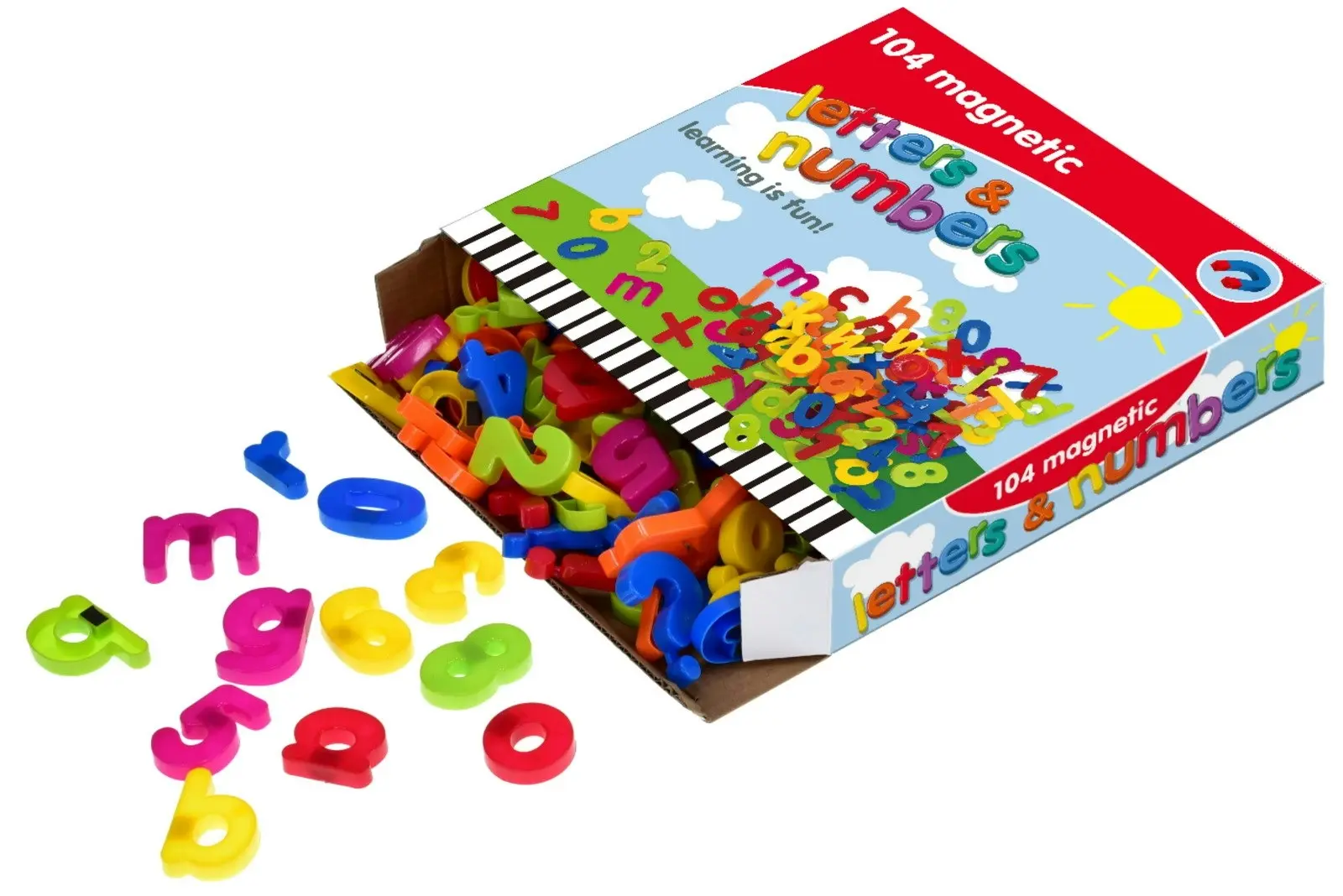 104pc Magnetic Letters & Numbers - Toys & Games