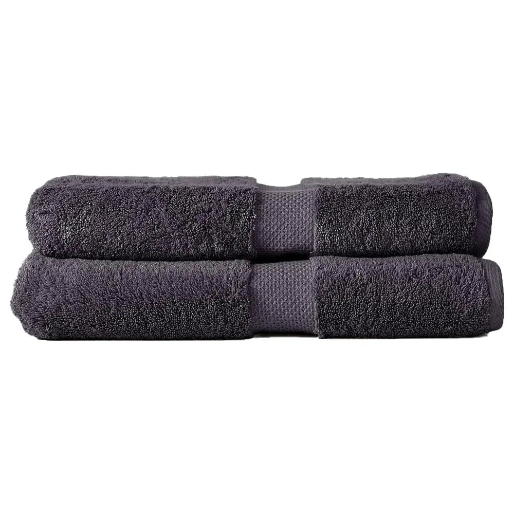 2pc Canningvale Royal Splendour Bath Sheet Set Slate Home/Bathroom Decor - Home & Garden