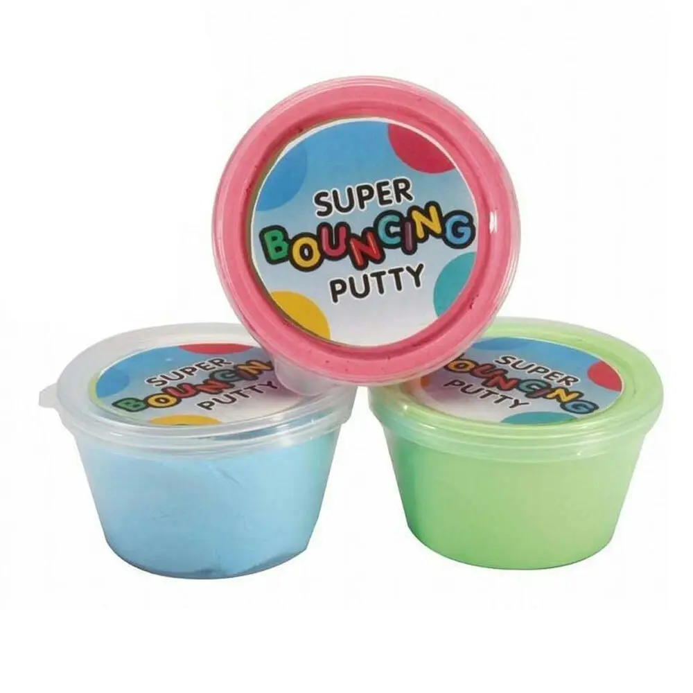 3x Fumfings Novelty 9cm Super Bouncing Putty Mould Creative Fun Toys 3y+ Assort - Hobbies