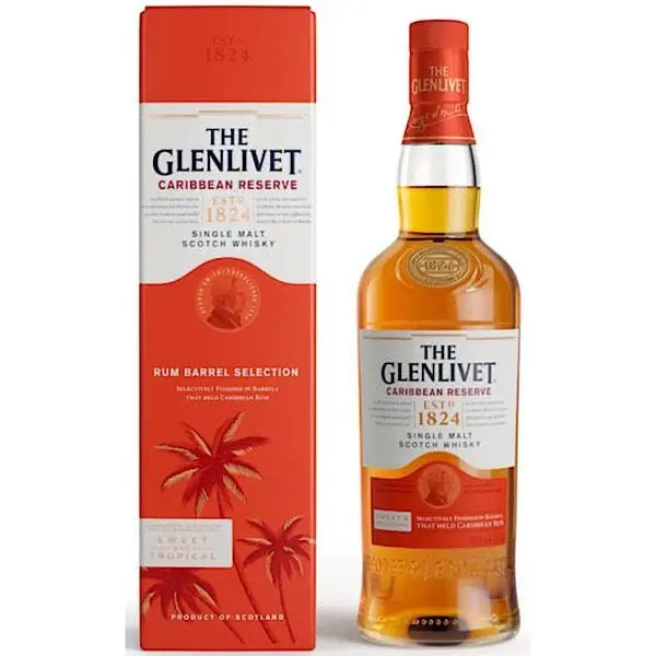 The Glenlivet Caribbean Reserve Single Malt Whisky 700ml - Alcohol