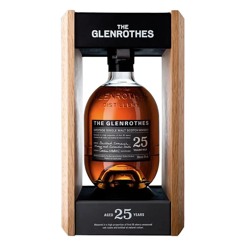 Glenrothes 25 Year Old Single Malt Scotch Whisky 700ml - Alcohol